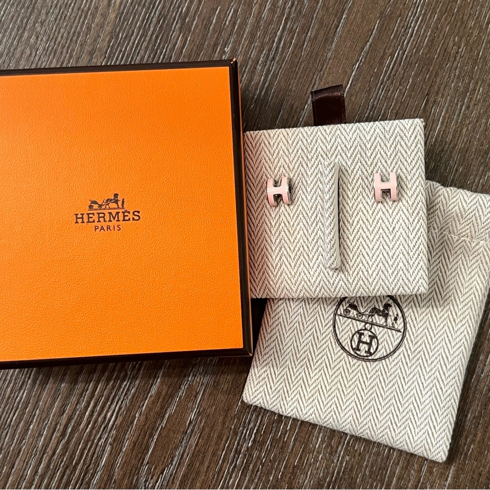 Hermes Mini Pop H Stud Earrings
